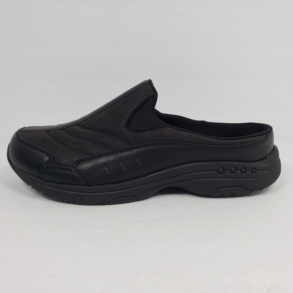 Easy Spirit Travel Time Womens Size 9 WW Black Slip On Mule Sneaker Shoes - Picture 3 of 14